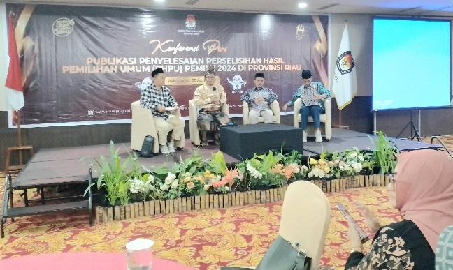 KPU Riau Sampaikan Hasil PHPU Pemilu 2024