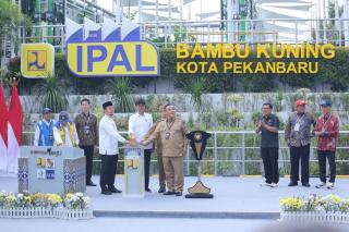 Diresmikan Presiden, Nilai Proyek IPAL Bambu Kuning Sebesar 902 Miliar