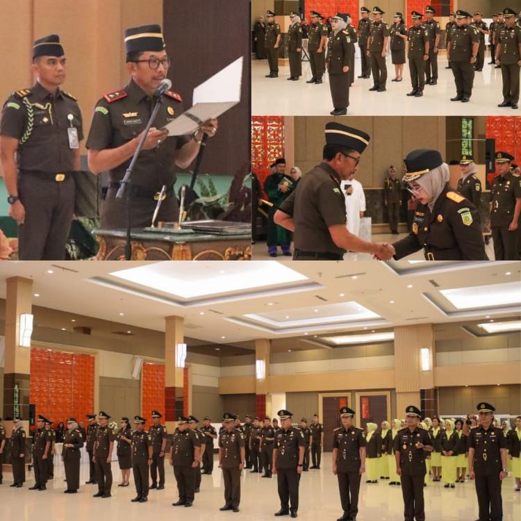 Kajati Riau Lantik Wakajati, Asisten dan Kajari di Wilkum Kejati Riau