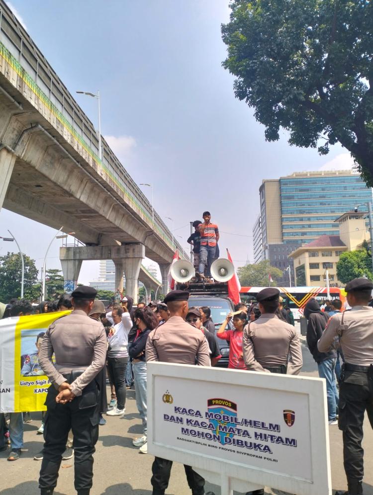 Demo di Jakarta, Aliansi Petani Kampar Tolak Ilyas Sayang Tersangka "Mafia Tanah" Jadi Anggota DPRD Kampar