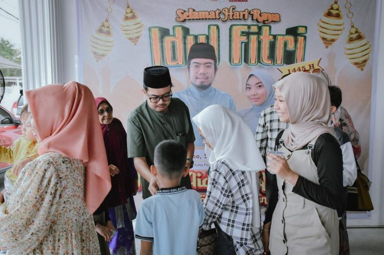 Wakil Ketua DPRD Ginda Burnama Halal Bihalal di Rumah Tokoh Riau Wan Thamrin