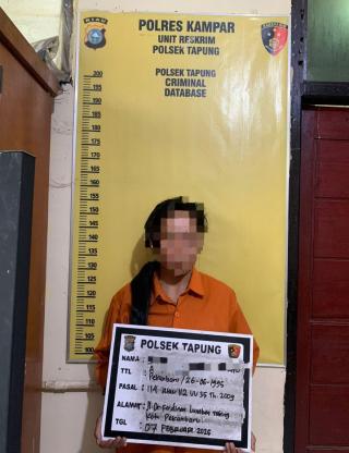 Jadi Pengedar Sabu, Seorang Wanita di Petapahan Jaya Ditangkap Polisi