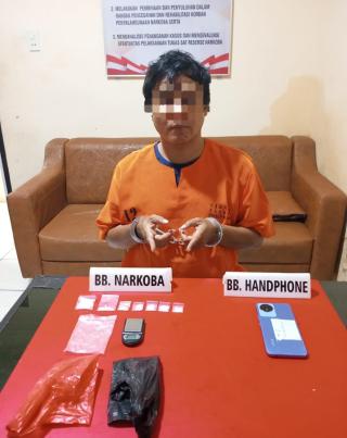 Tim Ojoloyo Polres Kampar Tangkap Pengedar Narkoba dengan BB 6,84 Gram Sabu