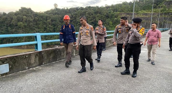 Kapolres Kampar Tinjau Objek Vital dan Ketersediaan Air Cegah Karhutla