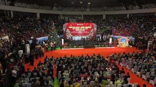 Ribuan Umat Kristiani di Riau Ikuti Perayaan Natal Agung Oikumene 2025