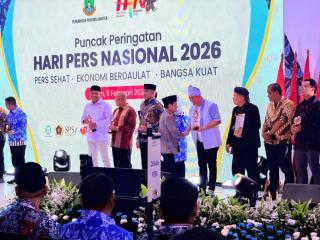 Walikota Pekanbaru Raih Penghargaan SIWO PWI Award di Puncak HPN 2026
